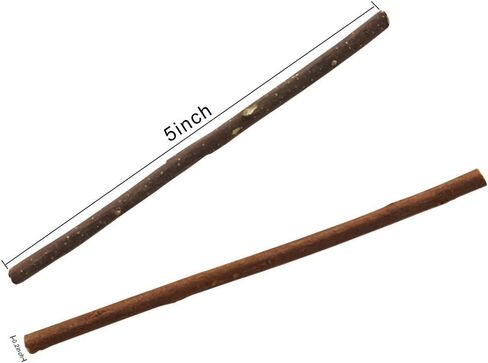 5 بوصات طويلة 0.1-0.2 بوصة بقطر عصي خشبية لدعائم الصور اليدوية (100 قطعة) in Kuwait