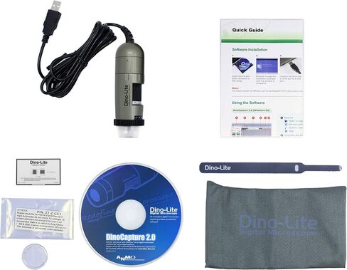 دينو لايت مجهر رقمي USB AF7115MZT - 5 ميجابكسل، تكبير بصري 10x - 220x، قياس، ضوء مستقطب in Kuwait