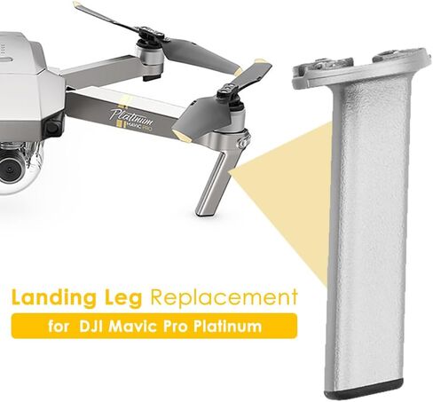 قطع غيار CAPART أرجل هبوط متوافقة مع ملحقات DJI Mavic Pro Platinum أرجل بديلة (أرجل أمامية Mavic Pro Platinum) in Saudi Arabia