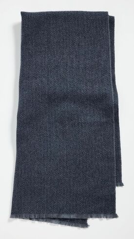 Vince Men's Lightweight Herringbone Cashmere Scarf in Saudi Arabia