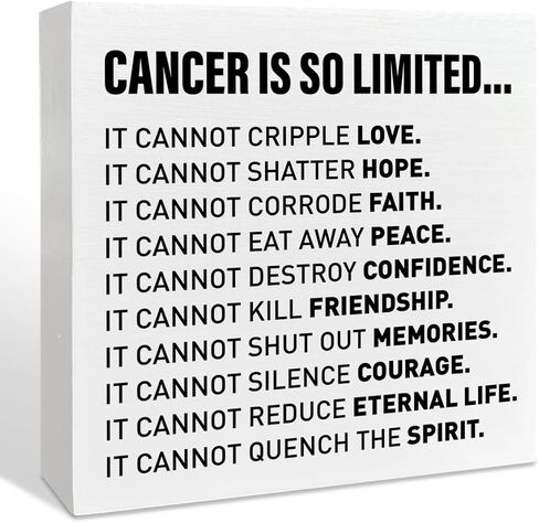 Cancer Warrior Gifts for Women Men, Birthday Gifts for Cancer Patients Chemo Inspirational Cancer Survivor Gifts, Cancer Support Fighter Encouragement Gifts, Badass, Wooden Box Sign in Saudi Arabia