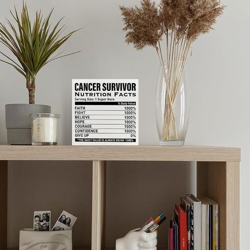 Cancer Warrior Gifts for Women Men, Birthday Gifts for Cancer Patients Chemo Inspirational Cancer Survivor Gifts, Cancer Support Fighter Encouragement Gifts, Badass, Wooden Box Sign in Saudi Arabia