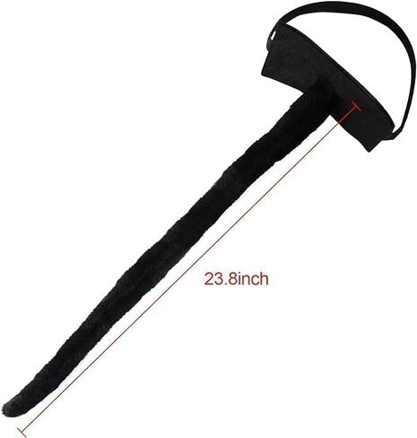 Cat Tail Costume Accessory,Long FurryCat Tail,Cat Cosplay Accessories for Halloween Costume Women Adult Kid in Saudi Arabia