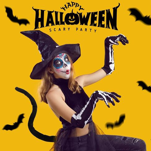 Cat Tail Costume Accessory,Long FurryCat Tail,Cat Cosplay Accessories for Halloween Costume Women Adult Kid in Saudi Arabia