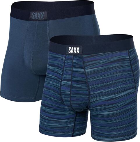 SAXX Underwear Co. - Men's Vibe Super Soft Boxer Brief 2Pk With Built-In Pouch Support - Underwear For Men in Saudi Arabia