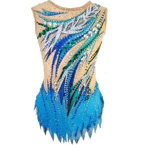 Fancy Rhythmic Gymnastics Leotards Competition Stage Female Professional Children