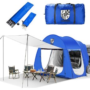 SUV Tent - Car Camping Tent 1-4 Person, PU4000mm Waterproof, Easy Setup, Extra Large Space for Family Camping, Hiking, and Outdoor Adventures
