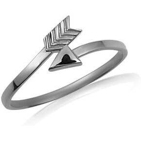 Claddagh Gold 10K and 14K Gold Arrow Head Toe Ring Available in Yellow, Rose, White and Sterling Silver