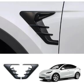 HW4.0 Side Camera Protection Cover for 2024 Tesla Model Y Accessories, Turn Signal Cover fit for Model Y with HW4.0 (Model Y, Matt Black)
