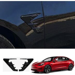 HW4.0 Side Camera Protection Cover for 2024 Tesla Model Y Accessories, Turn Signal Cover fit for Model Y with HW4.0 (Model Y, Matt Black)