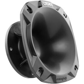 DS18 PRO-HP52/BK 2" Exit Horn Waveguide Plastic Horn - 2.6" Depth Shorter Style - Fits Most Bolt on Compression Drivers - UV Resistant - Black Color (Single)