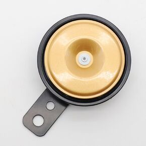 LVEE DL80 Series 70MM Universal Motorcycle Electric Horns Waterproof IPX7 Round Loud Speaker 12V 1.5A 105db small horn for Motorcycle ATV scooter UTV bike alarm horn