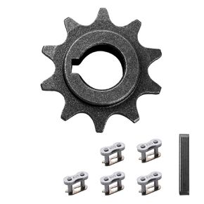 KAMIER #40 41 420 Chain 10 Tooth Front Sprocket 5/8" Bore for 196cc Coleman KT196 CK196 GK200 BK200 RTK200 Trailmaster XRX Hammerhead Go Kart Cart 212cc 6.5hp CT200U CT200U-EX BT200X Mini Bike Parts