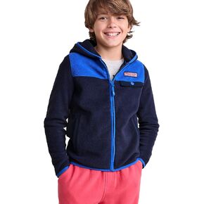 vineyard vines Boys' Harbor Fleece Full Zip Hoodie