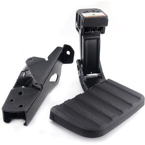 Rear Bed Step Retractable Bumper Step Compatible with 2023 2024 2025 Ford Super Duty F250 F350 Truck Rear Tailgate Bedsteps