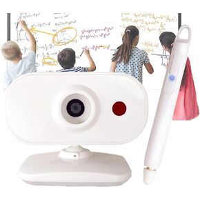 Portable Interactive Whiteboard System – Smart Whiteboard with Electronic Pen, Compatible with Long Focus to Ultra-Short Focus Projection, for Home Office Classroom and Presentation, Only for Windows