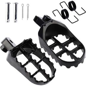 Foot Pegs Rest Footrest Footpegs for XR50 XR50R XR70 XR70R XR80 XR80R XR100 XR100R CRF50 CRF50F CRF70 CRF70F CRF80 KLX110 Motocross 50cc 70cc 90cc 110cc 125cc Dirt Bike TaoTao Jonway Aluminium