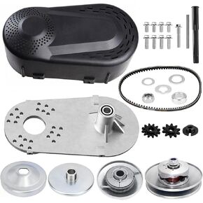 212CC Torque Converter Kit 30 Series 6.5 HP 3/4" Go Kart Mini Bike Clutch 10T 40/41 &12T 35 Chain Predator Driver Pulley Replacement Set for Manco Comet TAV2 Clutch Small Engine Drive Belt