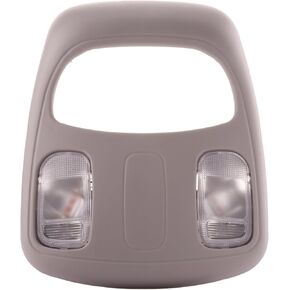 مجموعة مصابيح إضاءة LED لخريطة القراءة العلوية متوافقة مع 2002-2010 Dodge Ram 1500 2500 3500 4500 5500 # 1DK78BD1AA 1DK78TL2AA 56049706AD/AF (مجموعة مصابيح LED رمادية)