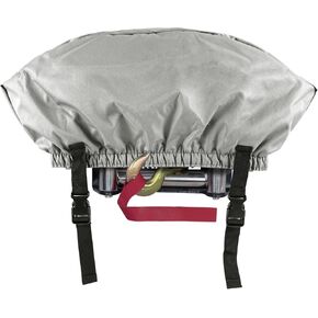 Winch Cover,Heavy Duty UV-resistant Waterproof Universal Winch Cover with Elastic,Indoor/Outdoor Winch Accessories,Weather Resistant Dust Cover for Use w/Sx 10000/12000,Talon 9.5