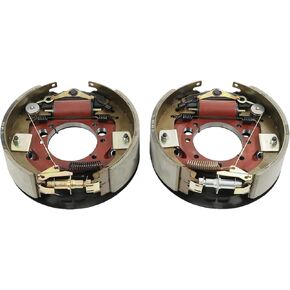 12-1/4" X 3-3/8" (12.25" X 3.375") Hydraulic Trailer Brake Assembly Pair for 9,000/10,000 Lbs (9K/10K) Trailer Axles Left & Right 7-Bolt Replace for Dexter K23-410-00 K23-411-00