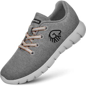 Giesswein Merino Runners Men - Breathable Merino Wool 3D Stretch Sneakers, Lightweight Men's Casual Shoes with Replaceable Footbed