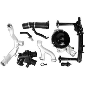 AJ813909 1set Cooling System Replace Kit Fits For Range Rover XF XJ F-Type 3.0 V6 5.0 V8 Supercharged Replace OE# AJ813917,AJ814048, LR049990, LR090630, LR092992,
