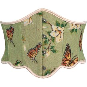Scarlet Darkness Corset Belt for Women Vintage Renaissance Floral Underbust Corset