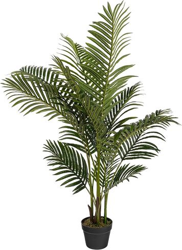 نبات نخيل الأريكا من Naturae Decor - نبات منزلي صناعي داخلي وخارجي نابض بالحياة - مقاوم للأشعة فوق البنفسجية بارتفاع 47 بوصة in Kuwait