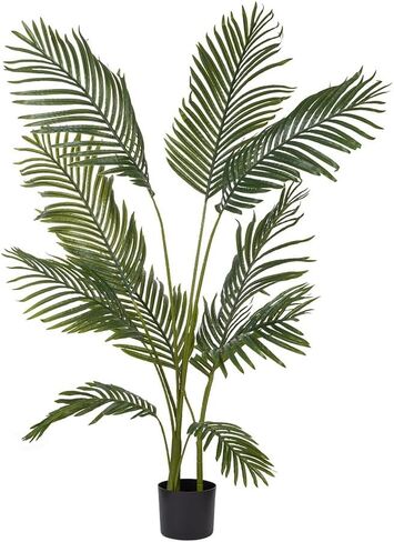 نبات نخيل الأريكا من Naturae Decor - نبات منزلي صناعي داخلي وخارجي نابض بالحياة - مقاوم للأشعة فوق البنفسجية بارتفاع 47 بوصة in Kuwait