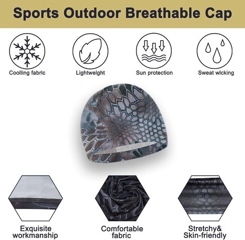 Liner Cooling Sweat Wicking Cap Beanie Summer Men and Women Skull Caps Cycling Hiking Exercise Breathable Hat in Saudi Arabia
