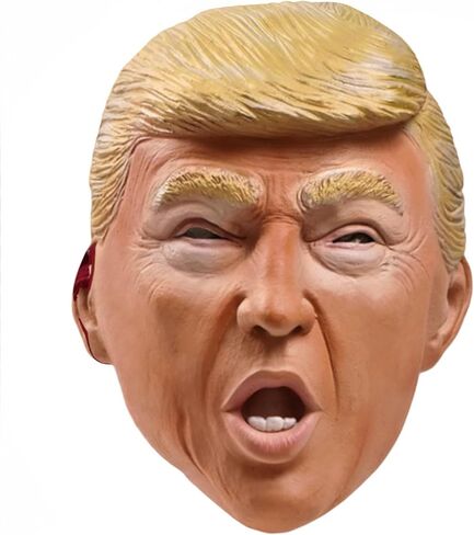GTETKDE Donald Trump Mask Realistic Human Latex Mask Candidate Trump Realistic Masks Halloween Costume Cosplay Party in Saudi Arabia