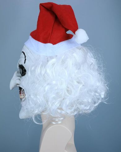 TWAYFEL Adult Terrifier Art the Clown Creepy Mask - قناع مخيف لكامل الرأس لأزياء الرعب، والهالوين، والحفلات ذات الطابع الخاص in Kuwait