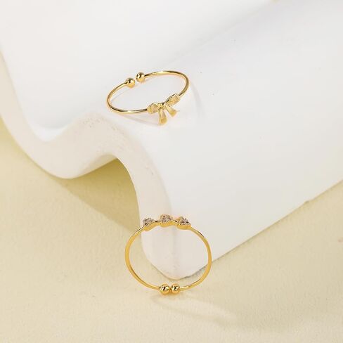 8PCS 18K Gold Plated Toe Rings for Women Adjustable Thin Toe Rings Open Band Toe Rings Summer Beach Foot Jewelry Sets Stylish Toe Rings For Women Gold and Silver Toe Rings for Gifting in Saudi Arabia