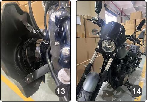 غطاء هدية أمامي للدراجة النارية WFLNHB بديل لـ ياماها XVS 950 المواصفات بولت 950 2014-2020 in Saudi Arabia