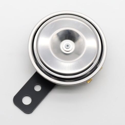 LVEE DL80 Series 70MM Universal Motorcycle Electric Horns Waterproof IPX7 Round Loud Speaker 12V 1.5A 105db small horn for Motorcycle ATV scooter UTV bike alarm horn in Saudi Arabia
