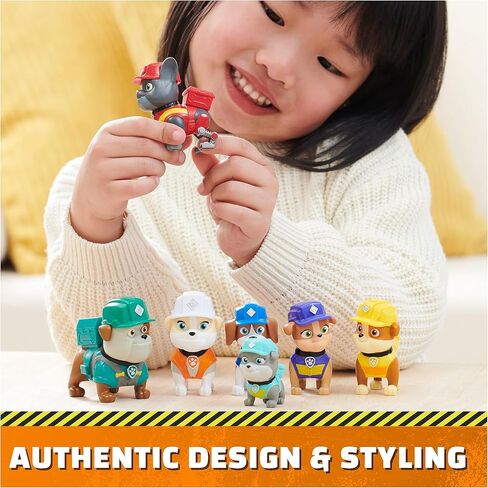 رابل آند كرو، مجموعة هدايا مجسمات الألعاب، مع 7 مجسمات مجسمة قابلة للتجميع، ألعاب أطفال للأولاد والبنات من عمر 3 سنوات فما فوق in Kuwait