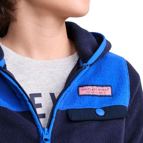 vineyard vines Boys' Harbor Fleece Full Zip Hoodie in Saudi Arabia