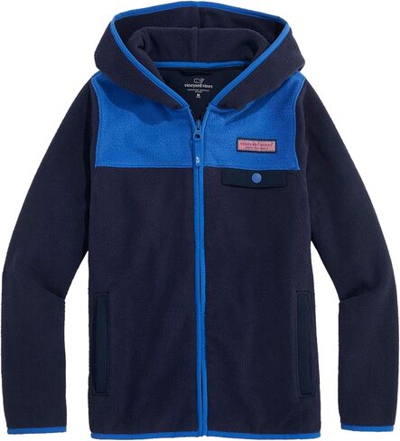 vineyard vines Boys' Harbor Fleece Full Zip Hoodie in Saudi Arabia
