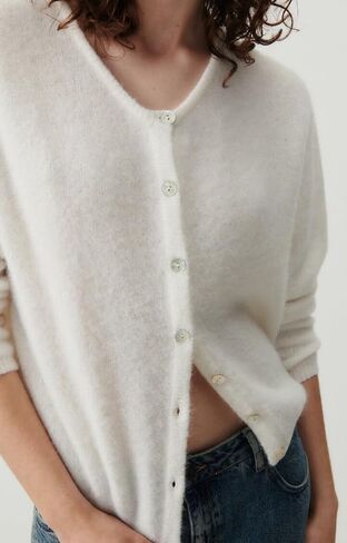Women's Casual Cardigan Sweater Button Down Crewneck Soft Knit Lightweight Going Out Pullover Tops in Saudi Arabia