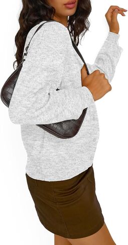 Trendy Queen Cropped Cardigan for Women Button Cotton Knit Y2k 2024 Fall Fashion Sweaters in Saudi Arabia