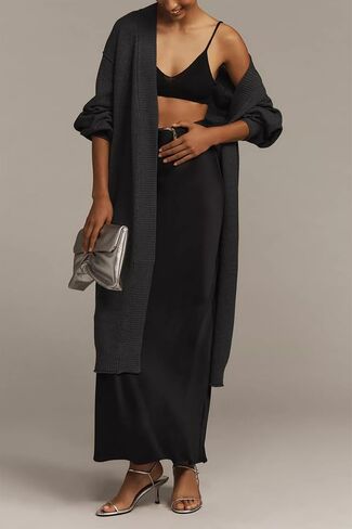 Cakulo Long Cardigan Sweaters for Women Fall Fashion 2024 Oversized Open Front Knit Pockets Cardigans Sweater Coat in Saudi Arabia