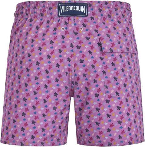 Vilebrequin Men Stretch Short Swim Trunks Micro Ronde Des Tortues Rainbow in Kuwait