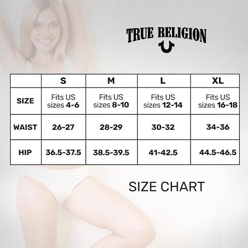 True Religion Womens Underwear Cotton Stretch Briefs, Underwear Women Pack of 5 in Saudi Arabia