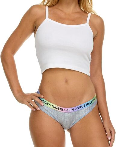 True Religion Womens Underwear Cotton Stretch Briefs, Underwear Women Pack of 5 in Saudi Arabia