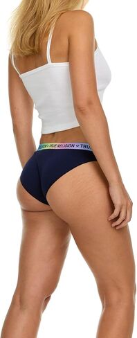 True Religion Womens Underwear Cotton Stretch Briefs, Underwear Women Pack of 5 in Saudi Arabia