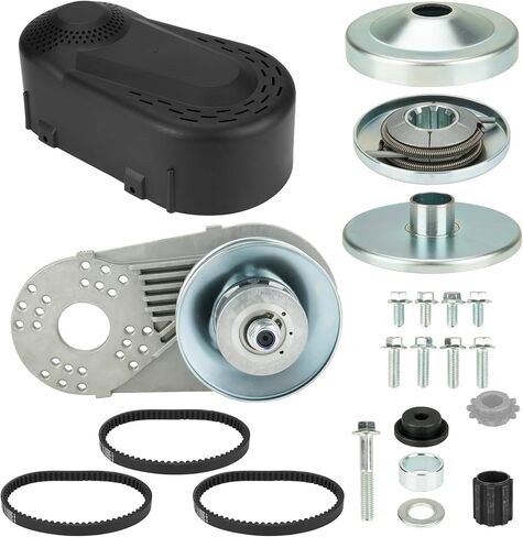 Youxmoto 30 Series Go Kart Clutch Torque Converter 1 Inch, 3PCS Drive Belt, for Predator 212CC 10 Tooth #41/40/420 and 12 Tooth 35 Chain, Replaces for Comet/for TAV2 / for Manco Mini Bike in Saudi Arabia
