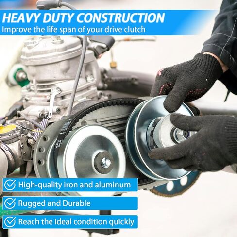 Youxmoto 30 Series Go Kart Clutch Torque Converter 1 Inch, 3PCS Drive Belt, for Predator 212CC 10 Tooth #41/40/420 and 12 Tooth 35 Chain, Replaces for Comet/for TAV2 / for Manco Mini Bike in Saudi Arabia
