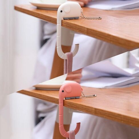 6 قطع من خطافات حقيبة المحفظة من gofidin، شماعة حقيبة يد لطيفة للطاولة، حقيبة سفر معلقة على الحائط حامل شماعات محمول للنساء والفتيات in Saudi Arabia
