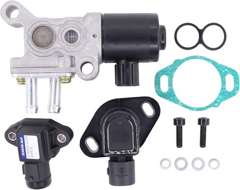 MOTOKU IAC صمام التحكم في الهواء الخامل MAP مشعب الضغط المطلق سينور وTPS مجموعة مستشعر موضع الخانق لهوندا سيفيك أكورد أوديسي لأكورا إنتيجرا in Kuwait